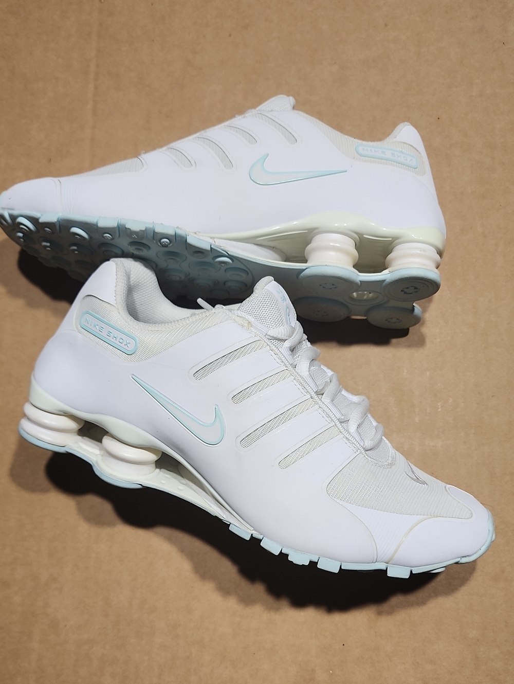 Nike Shox NZ NS Glow in the Dark Womens Running Shoes Sneakers Sz 9.5